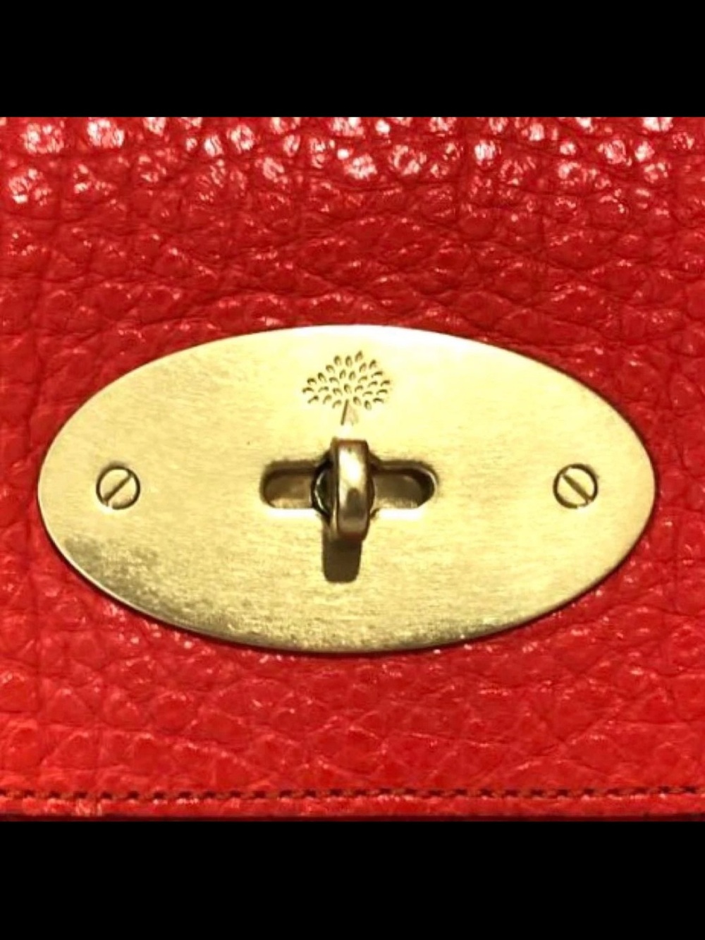 Mulberry Red Leather Bayswater Satchel - Picture 10 of 16